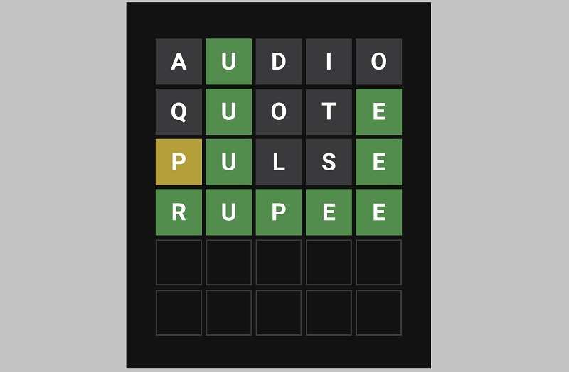 Rupee Wordle