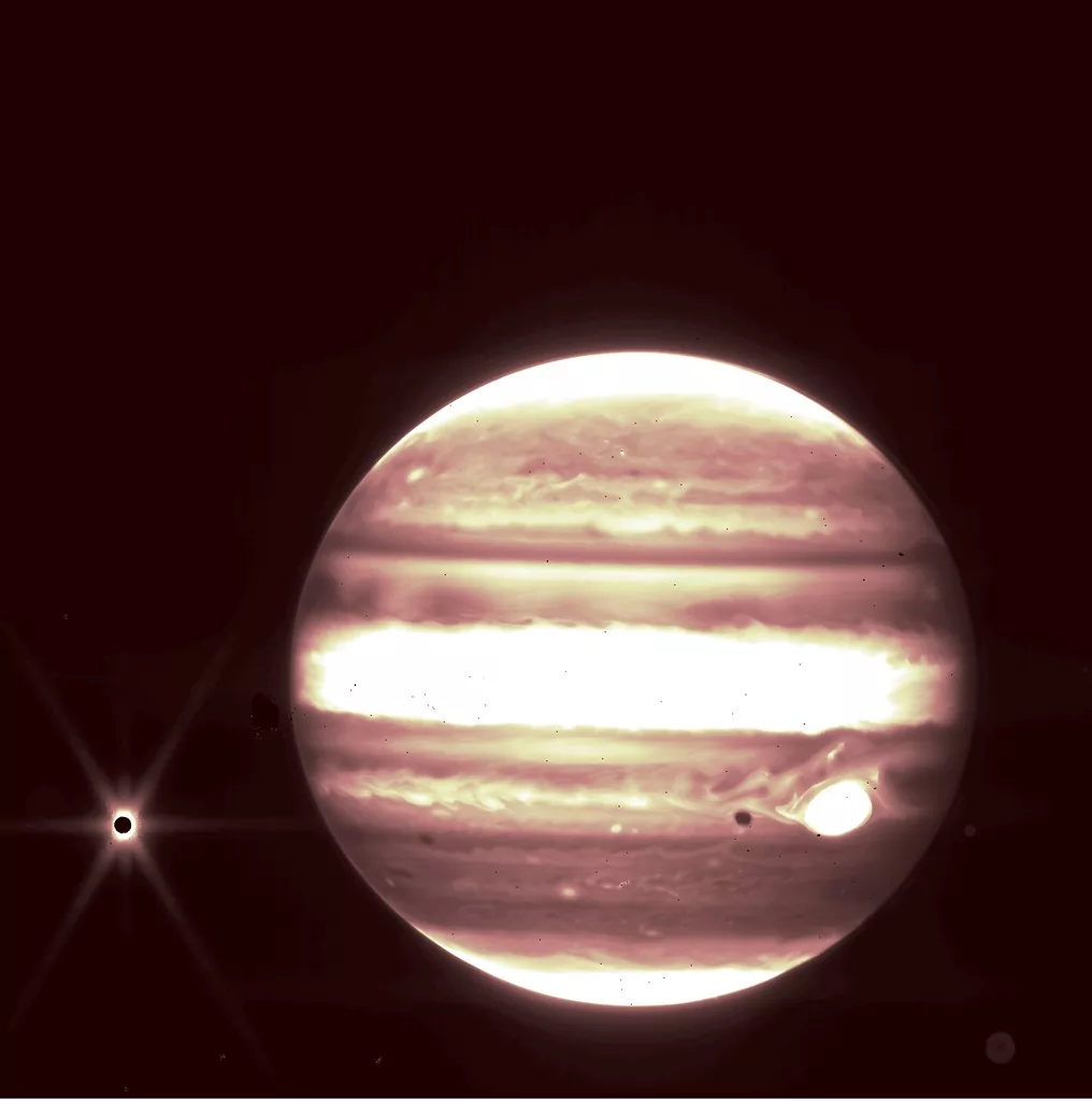 Jupiter as seen by James Webb Space telescope